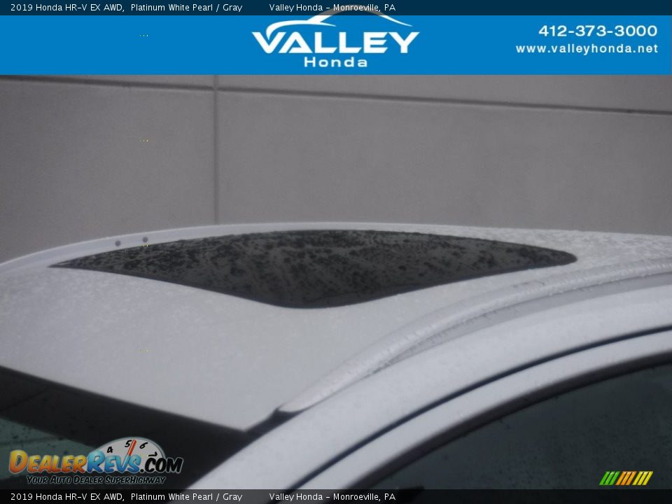 2019 Honda HR-V EX AWD Platinum White Pearl / Gray Photo #3