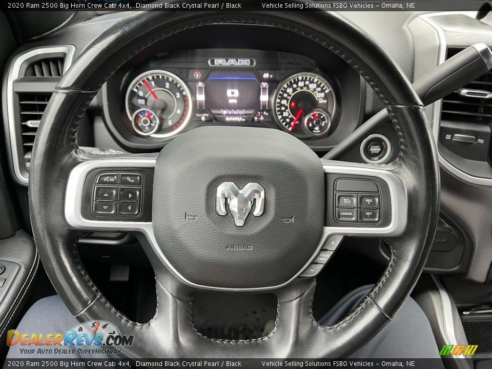 2020 Ram 2500 Big Horn Crew Cab 4x4 Steering Wheel Photo #14