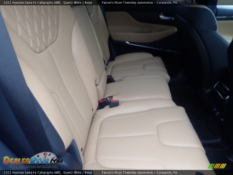 Rear Seat of 2022 Hyundai Santa Fe Calligraphy AWD Photo #17