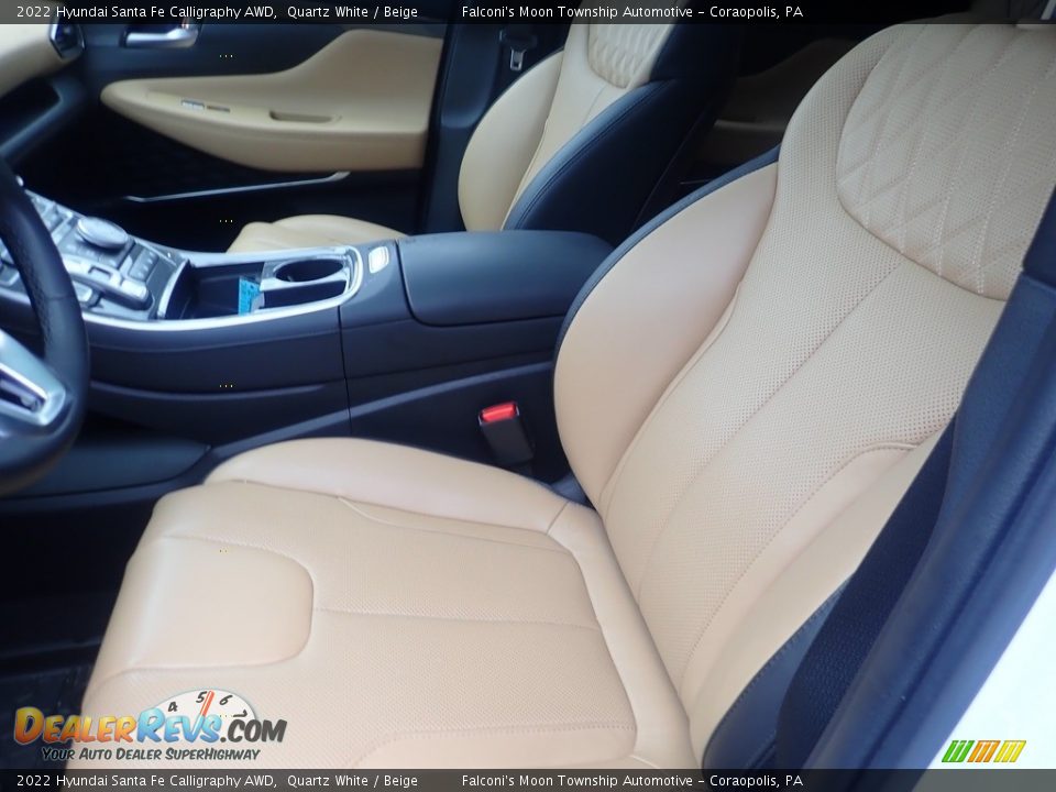 Front Seat of 2022 Hyundai Santa Fe Calligraphy AWD Photo #18