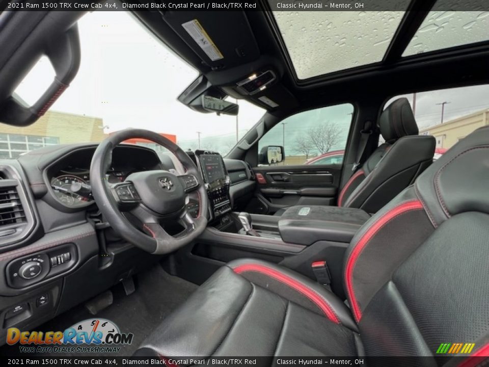 2021 Ram 1500 TRX Crew Cab 4x4 Diamond Black Crystal Pearl / Black/TRX Red Photo #3