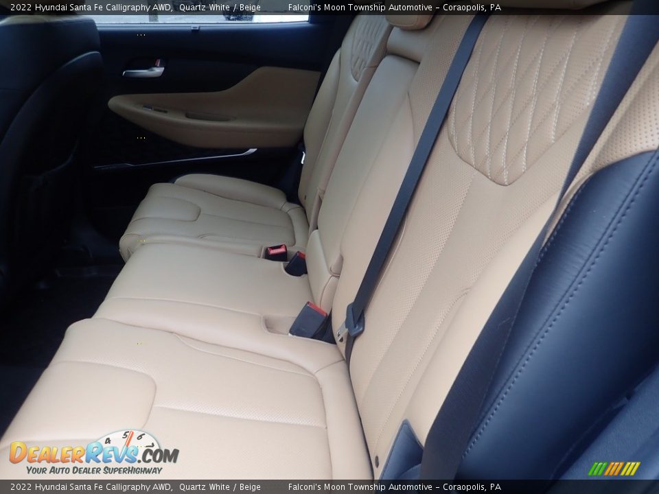 Rear Seat of 2022 Hyundai Santa Fe Calligraphy AWD Photo #19