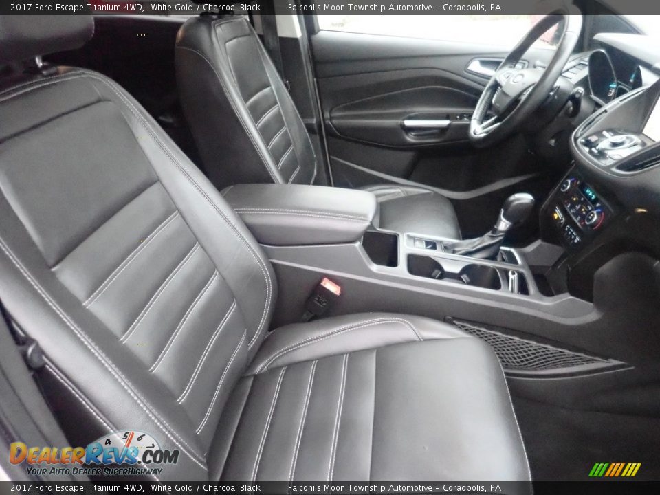 2017 Ford Escape Titanium 4WD White Gold / Charcoal Black Photo #11