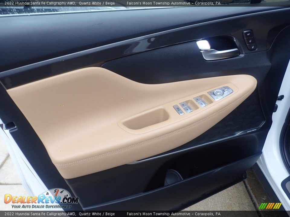 Door Panel of 2022 Hyundai Santa Fe Calligraphy AWD Photo #22