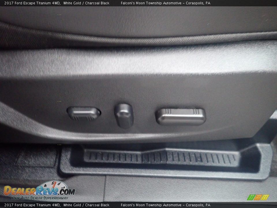 2017 Ford Escape Titanium 4WD White Gold / Charcoal Black Photo #13