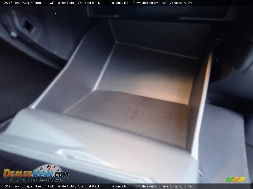 2017 Ford Escape Titanium 4WD White Gold / Charcoal Black Photo #14