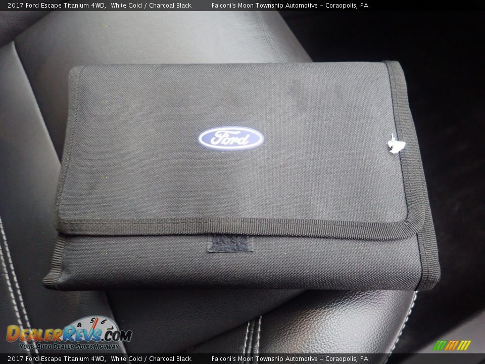 2017 Ford Escape Titanium 4WD White Gold / Charcoal Black Photo #15