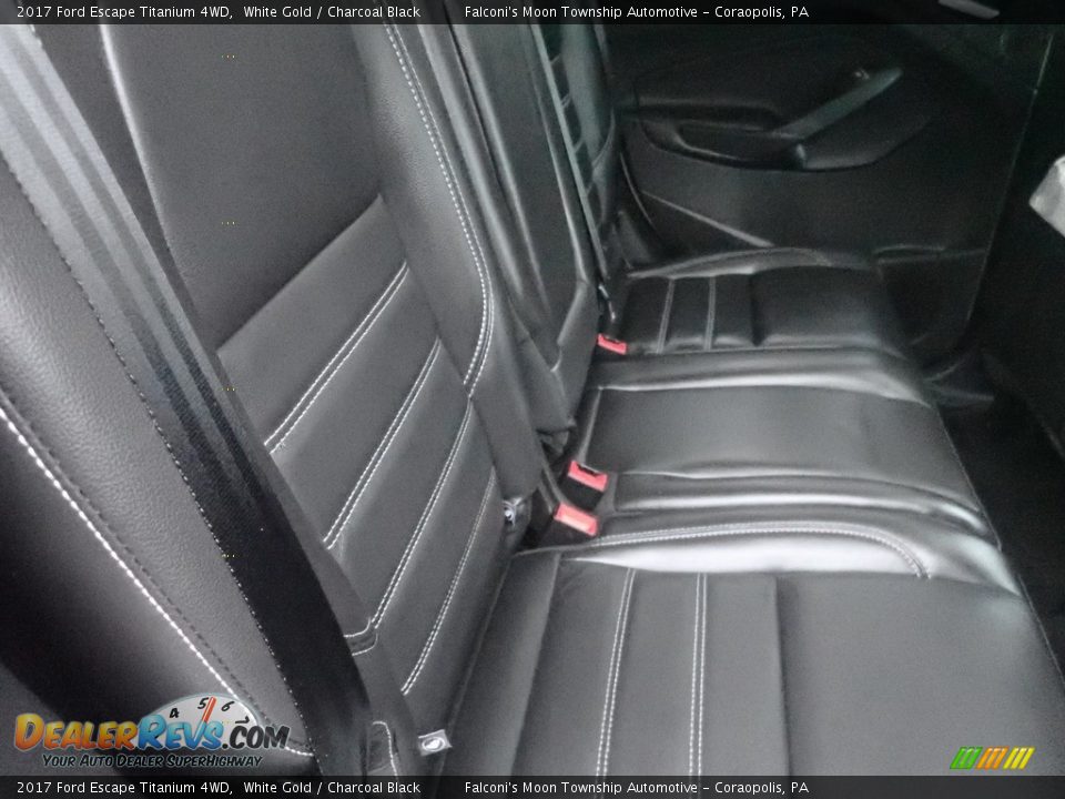 2017 Ford Escape Titanium 4WD White Gold / Charcoal Black Photo #17