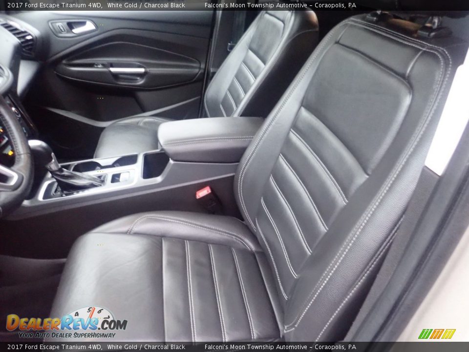 2017 Ford Escape Titanium 4WD White Gold / Charcoal Black Photo #18