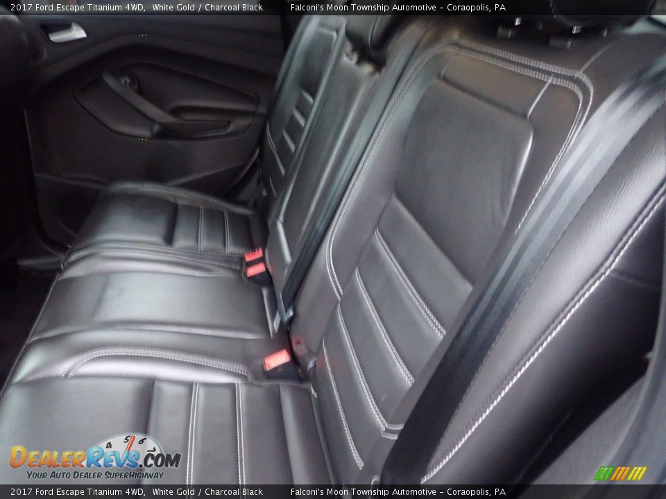 2017 Ford Escape Titanium 4WD White Gold / Charcoal Black Photo #19