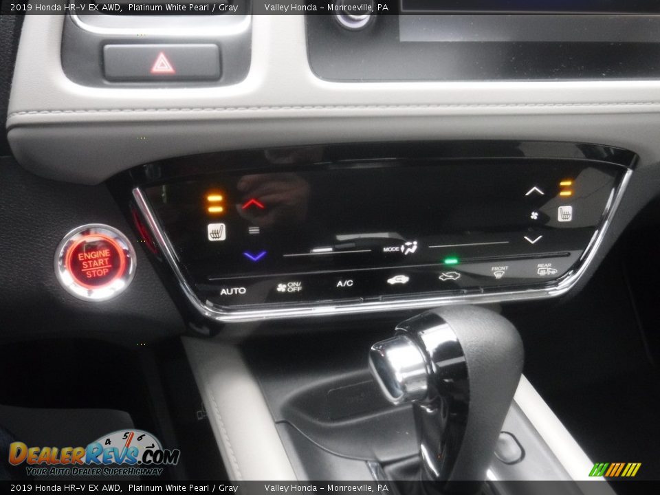 2019 Honda HR-V EX AWD Platinum White Pearl / Gray Photo #16