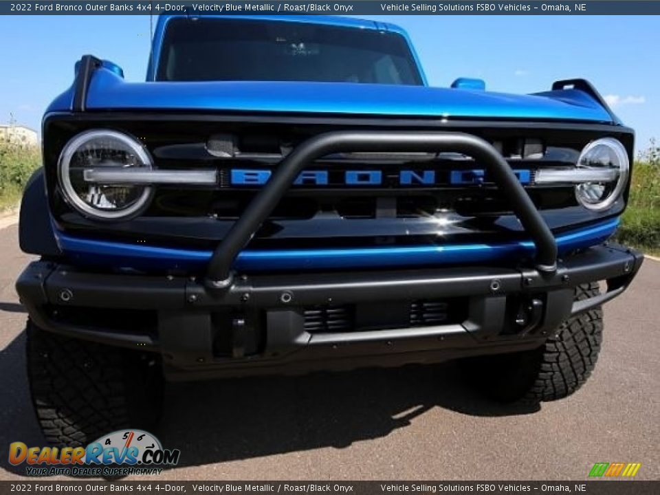 Velocity Blue Metallic 2022 Ford Bronco Outer Banks 4x4 4-Door Photo #7
