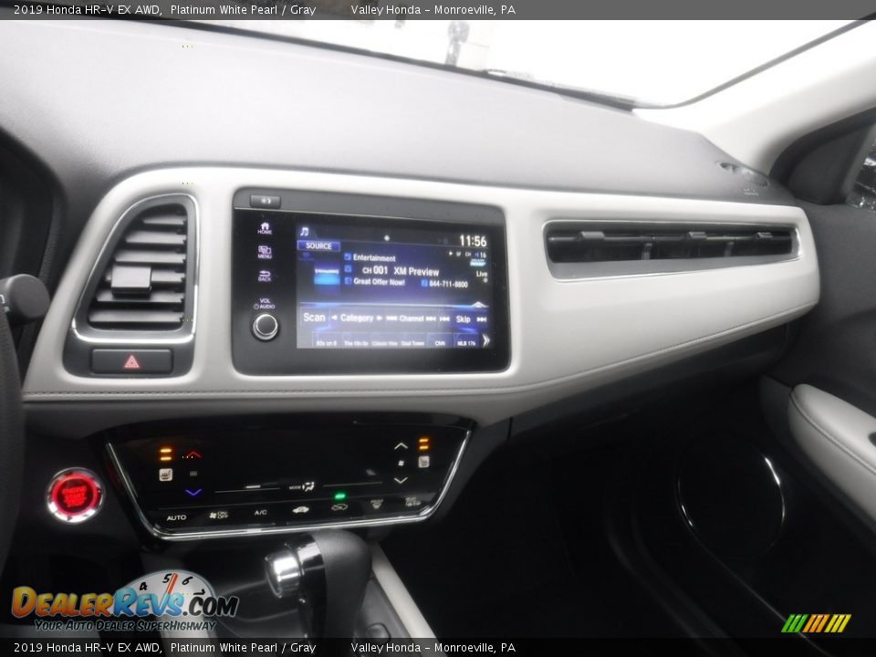 2019 Honda HR-V EX AWD Platinum White Pearl / Gray Photo #17