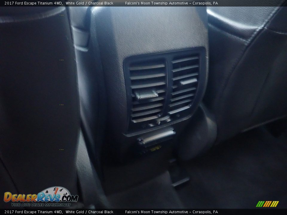 2017 Ford Escape Titanium 4WD White Gold / Charcoal Black Photo #21