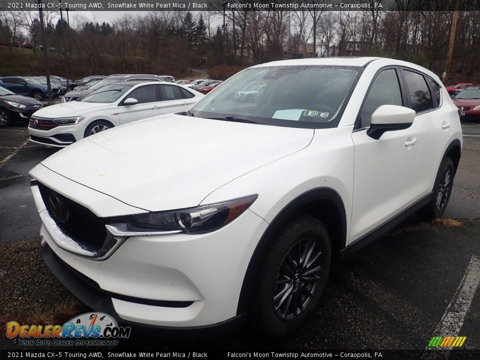 2021 Mazda CX-5 Touring AWD Snowflake White Pearl Mica / Black Photo #1