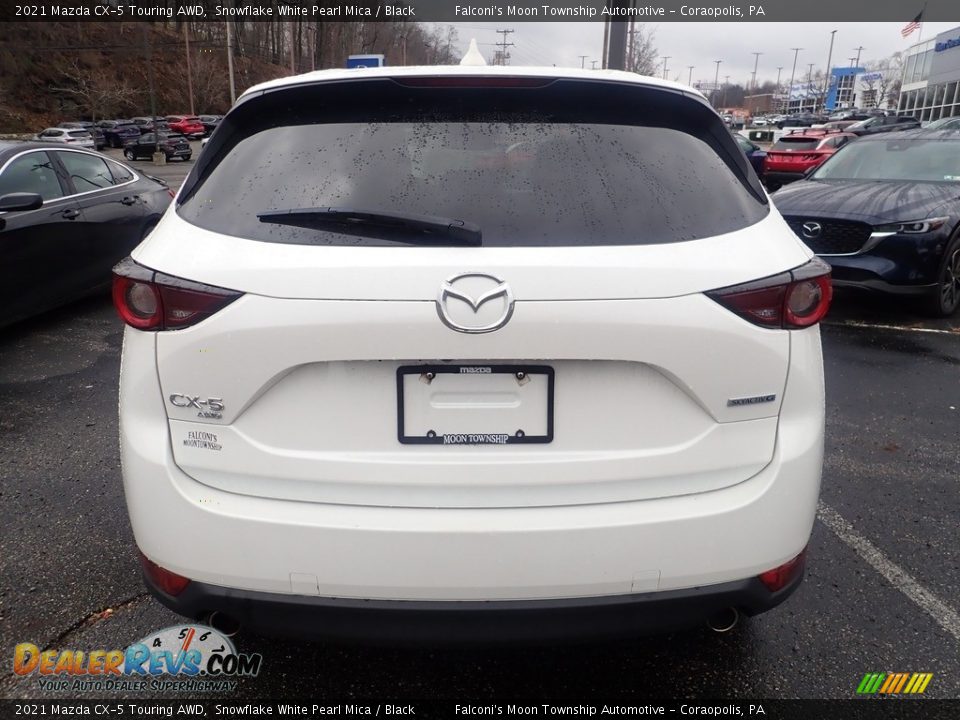 2021 Mazda CX-5 Touring AWD Snowflake White Pearl Mica / Black Photo #3