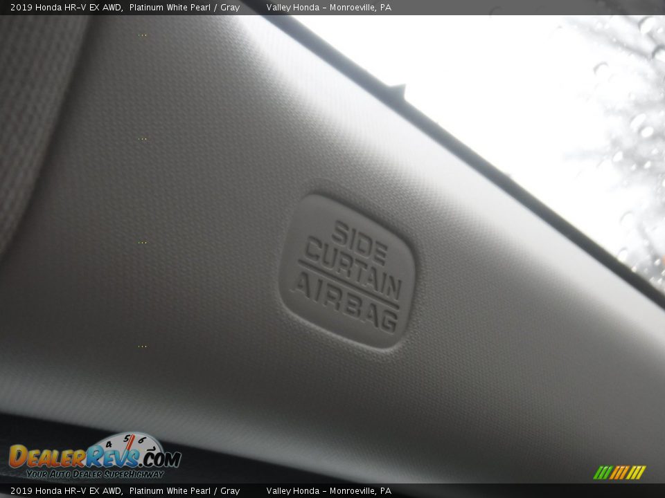 2019 Honda HR-V EX AWD Platinum White Pearl / Gray Photo #21