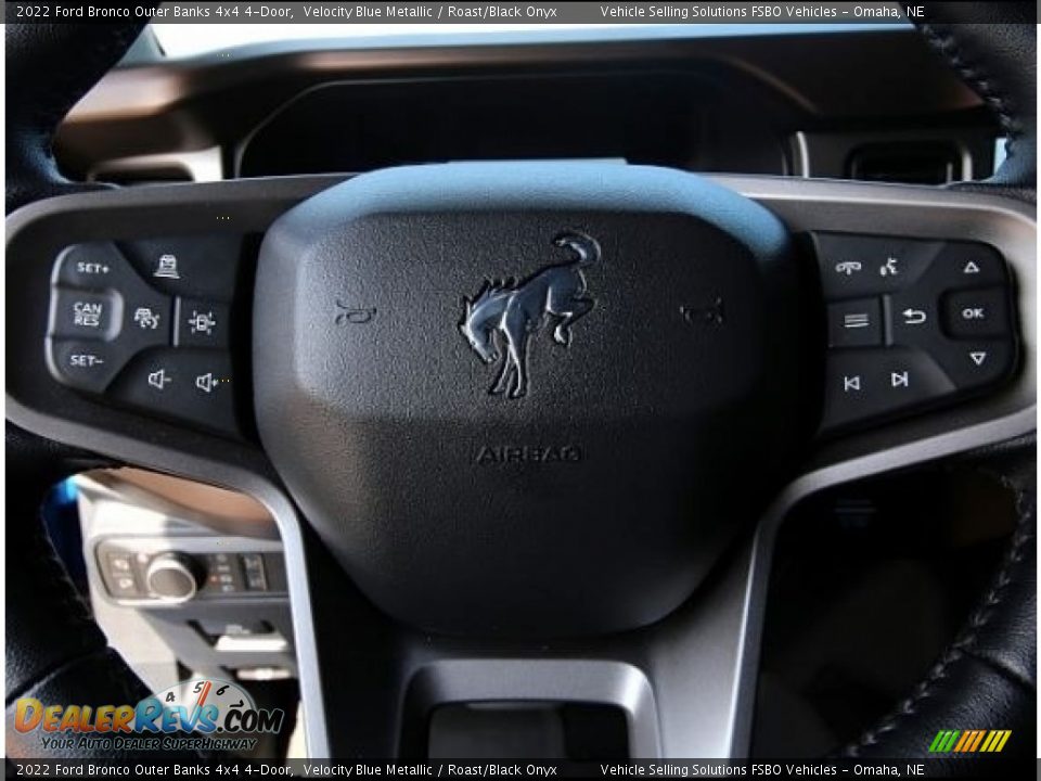 2022 Ford Bronco Outer Banks 4x4 4-Door Steering Wheel Photo #12