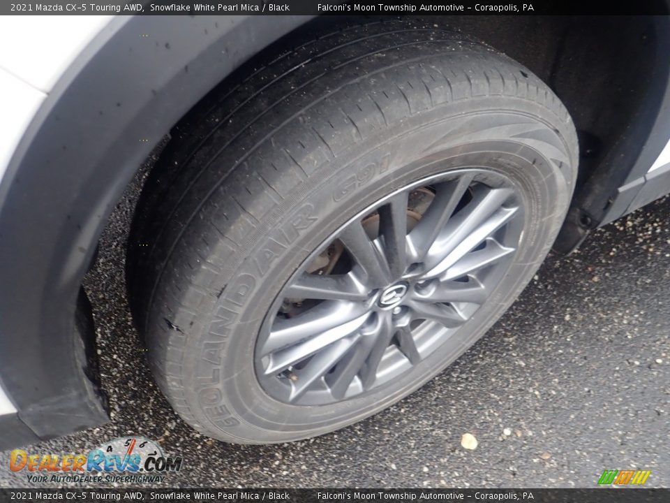 2021 Mazda CX-5 Touring AWD Snowflake White Pearl Mica / Black Photo #5