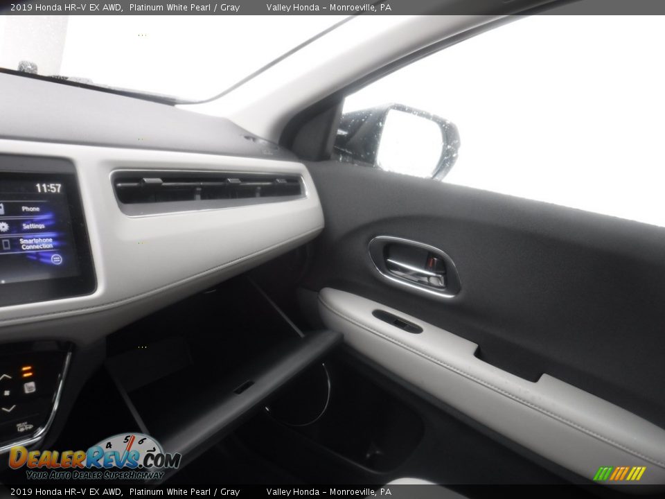 2019 Honda HR-V EX AWD Platinum White Pearl / Gray Photo #25