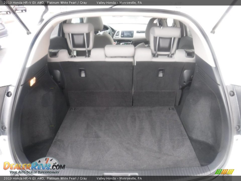 2019 Honda HR-V EX AWD Platinum White Pearl / Gray Photo #28