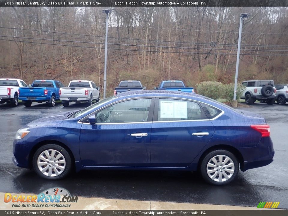 Deep Blue Pearl 2016 Nissan Sentra SV Photo #5