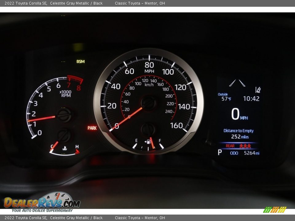 2022 Toyota Corolla SE Gauges Photo #8