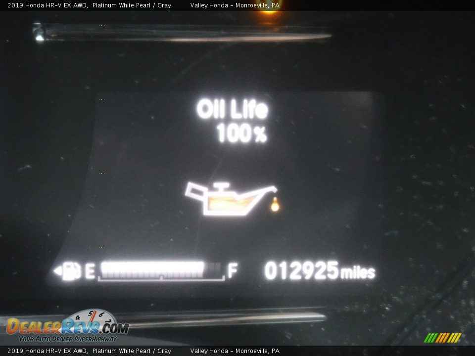 2019 Honda HR-V EX AWD Platinum White Pearl / Gray Photo #32