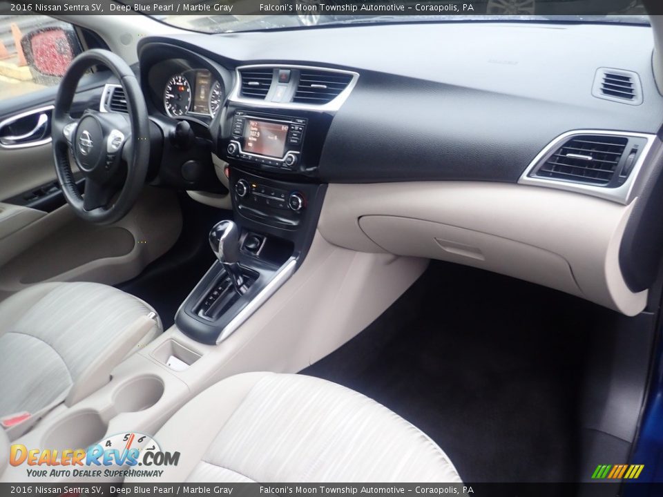 Marble Gray Interior - 2016 Nissan Sentra SV Photo #10