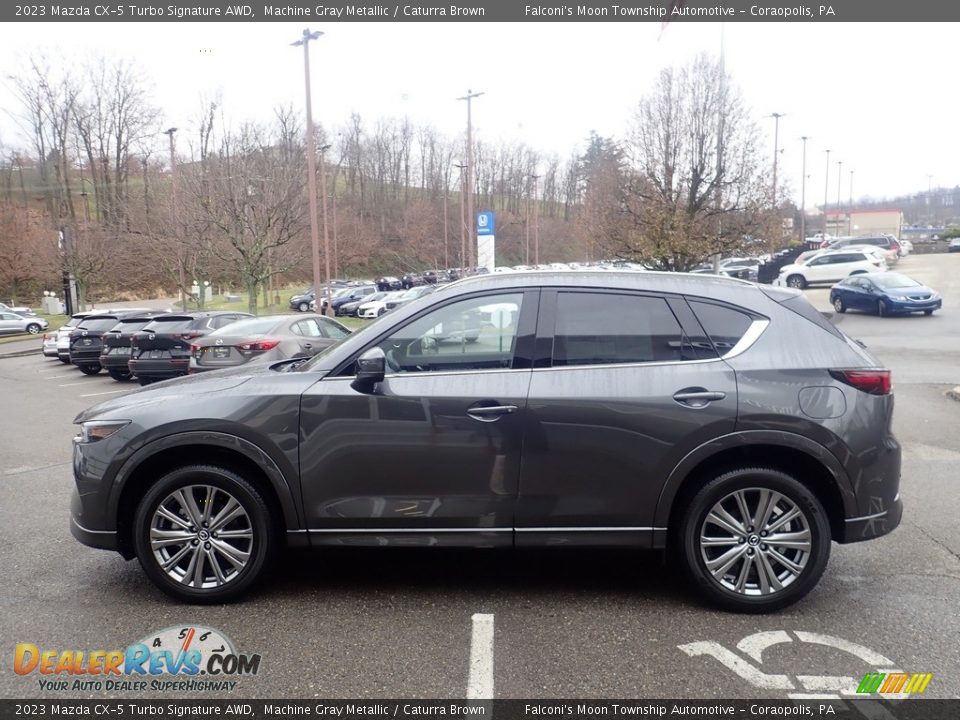 Machine Gray Metallic 2023 Mazda CX-5 Turbo Signature AWD Photo #6