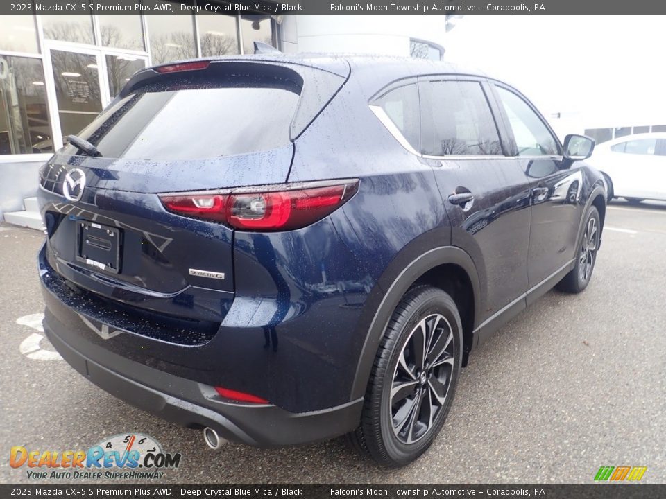 2023 Mazda CX-5 S Premium Plus AWD Deep Crystal Blue Mica / Black Photo #2