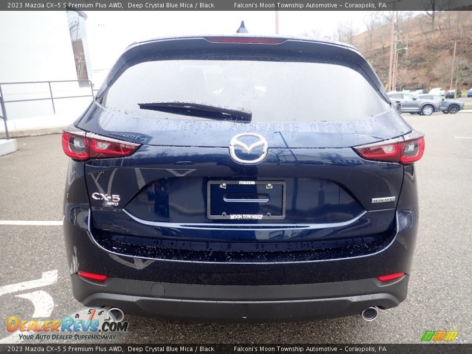 2023 Mazda CX-5 S Premium Plus AWD Deep Crystal Blue Mica / Black Photo #3