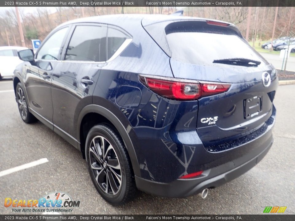 2023 Mazda CX-5 S Premium Plus AWD Deep Crystal Blue Mica / Black Photo #5