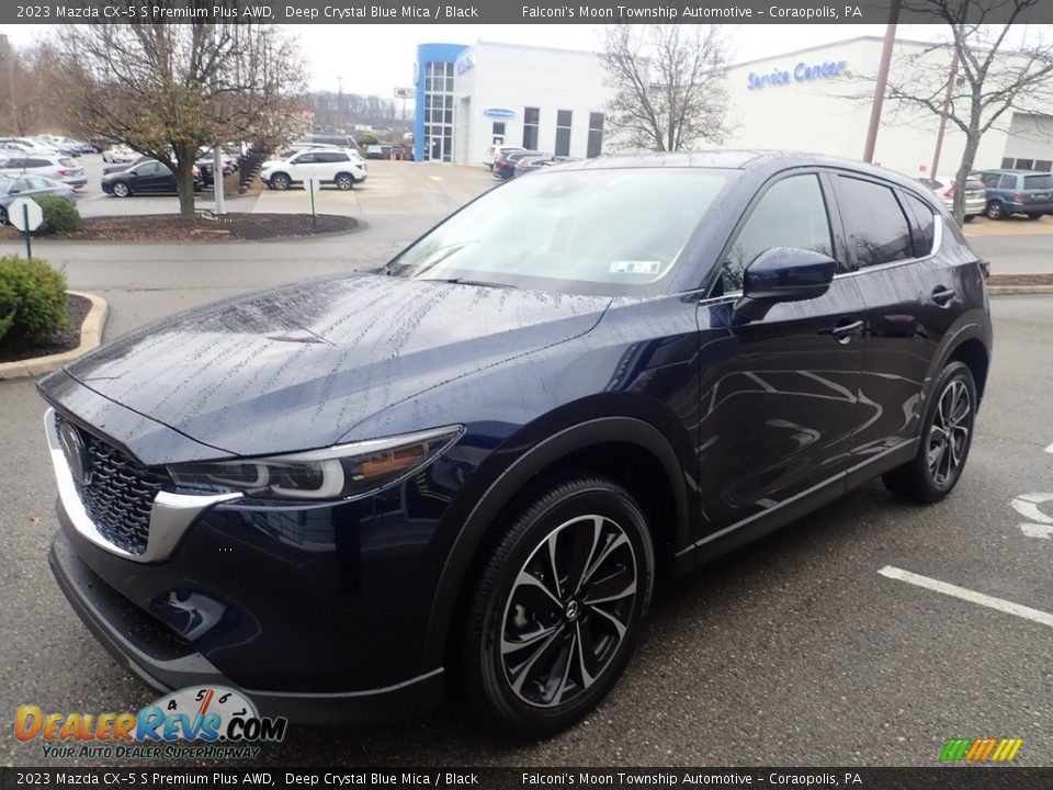 2023 Mazda CX-5 S Premium Plus AWD Deep Crystal Blue Mica / Black Photo #7