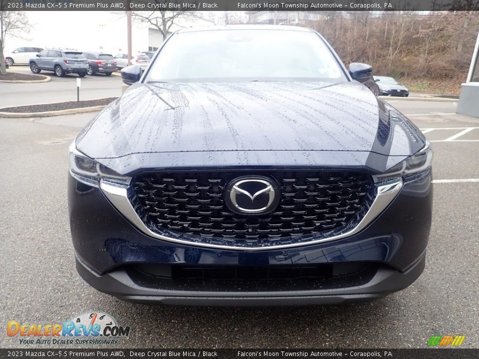 2023 Mazda CX-5 S Premium Plus AWD Deep Crystal Blue Mica / Black Photo #8