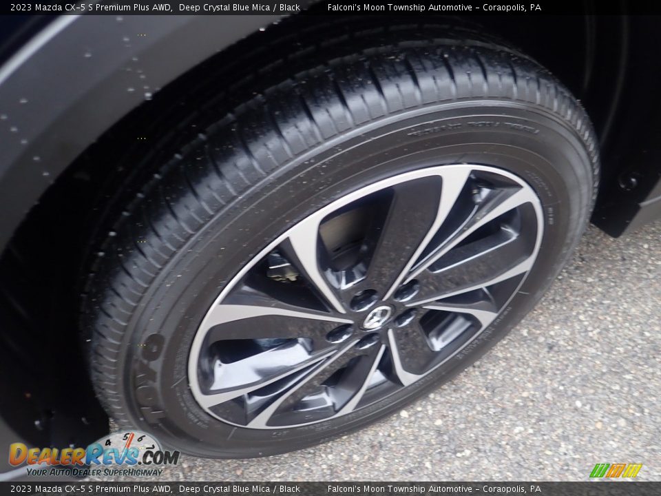 2023 Mazda CX-5 S Premium Plus AWD Deep Crystal Blue Mica / Black Photo #10