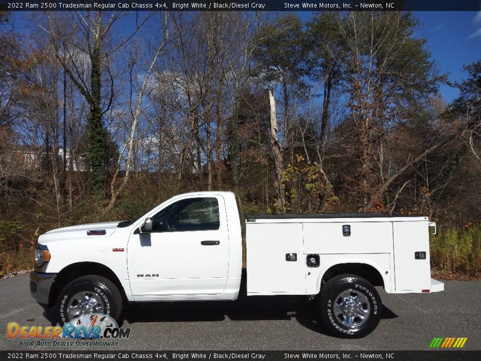 2022 Ram 2500 Tradesman Regular Cab Chassis 4x4 Bright White / Black/Diesel Gray Photo #1