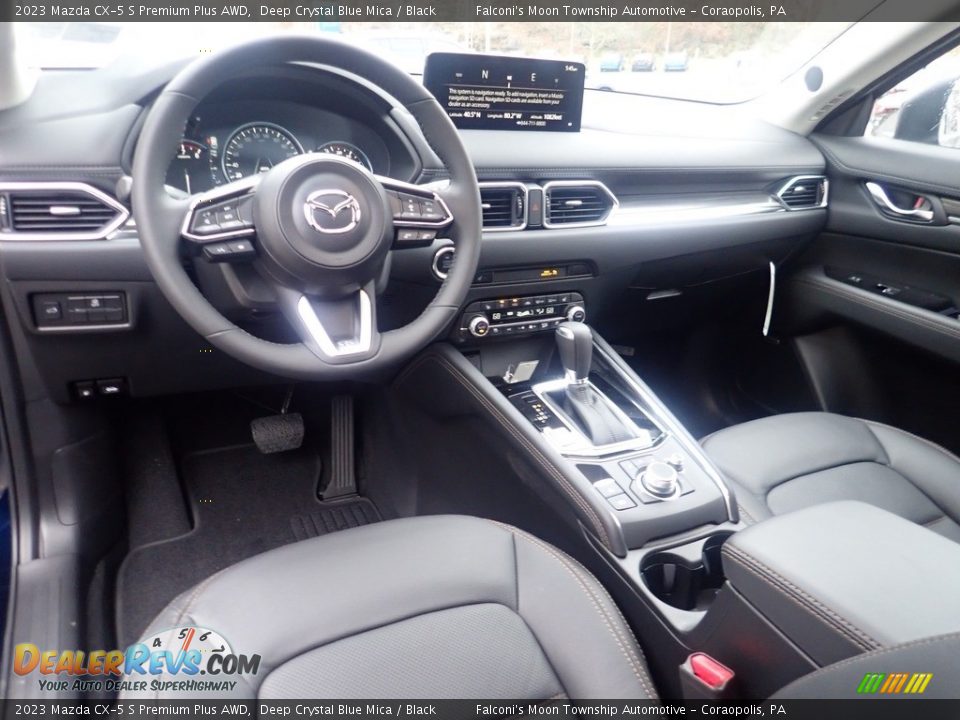2023 Mazda CX-5 S Premium Plus AWD Deep Crystal Blue Mica / Black Photo #13