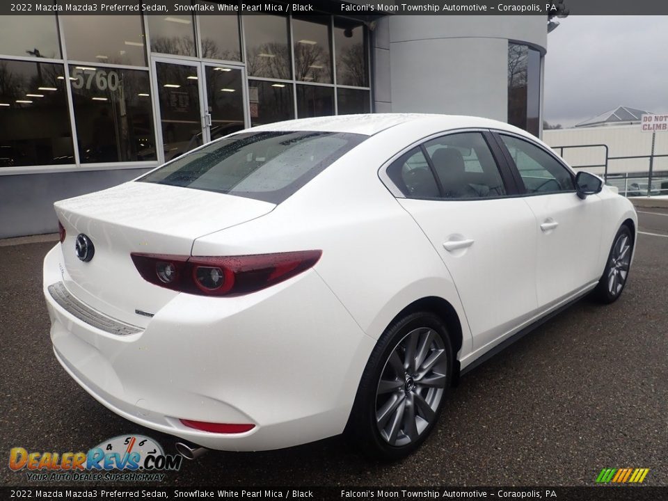 2022 Mazda Mazda3 Preferred Sedan Snowflake White Pearl Mica / Black Photo #2
