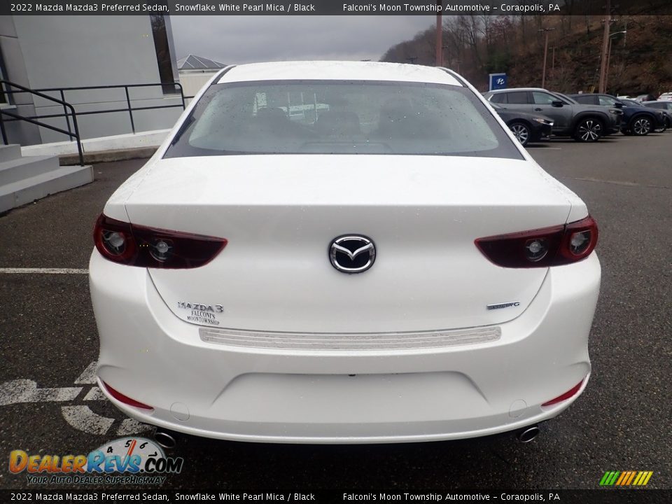 2022 Mazda Mazda3 Preferred Sedan Snowflake White Pearl Mica / Black Photo #3