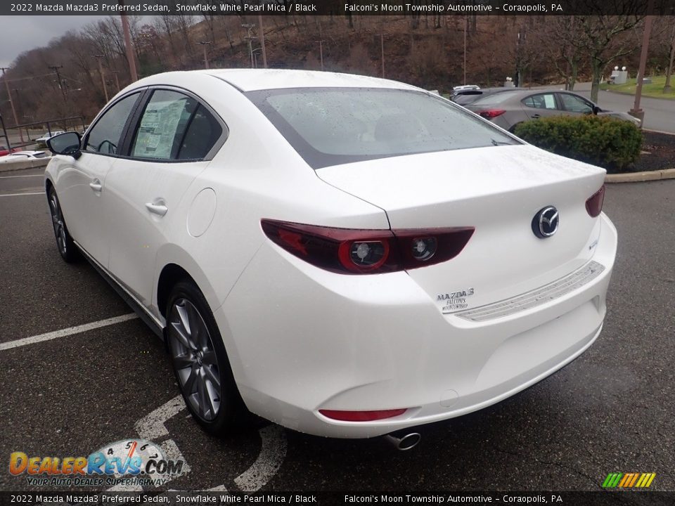 2022 Mazda Mazda3 Preferred Sedan Snowflake White Pearl Mica / Black Photo #4