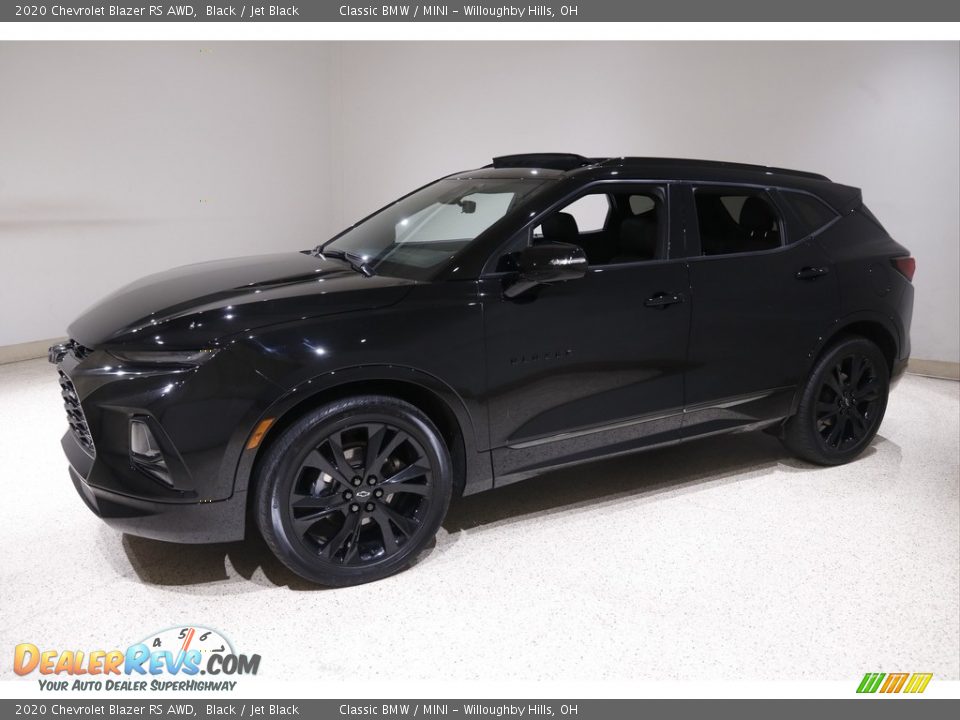 2020 Chevrolet Blazer RS AWD Black / Jet Black Photo #3