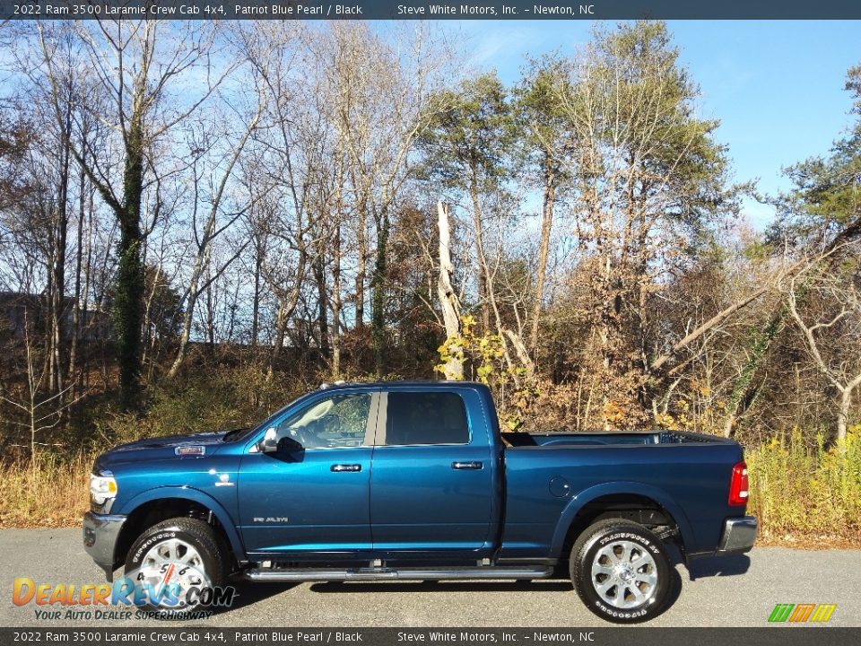 Patriot Blue Pearl 2022 Ram 3500 Laramie Crew Cab 4x4 Photo #1