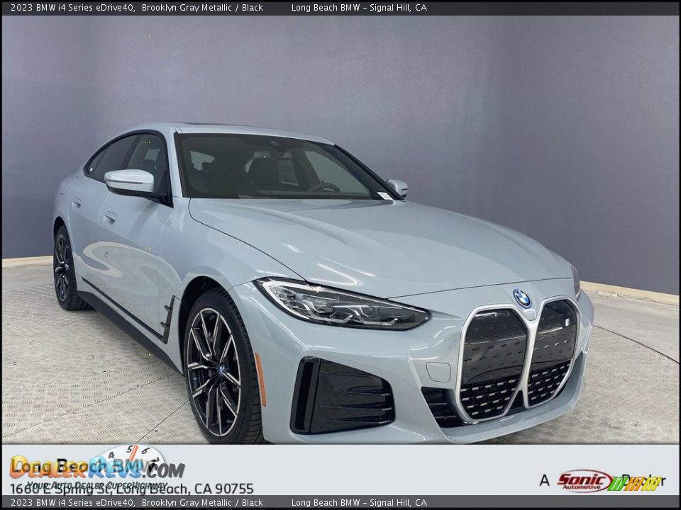 2023 BMW i4 Series eDrive40 Brooklyn Gray Metallic / Black Photo #1