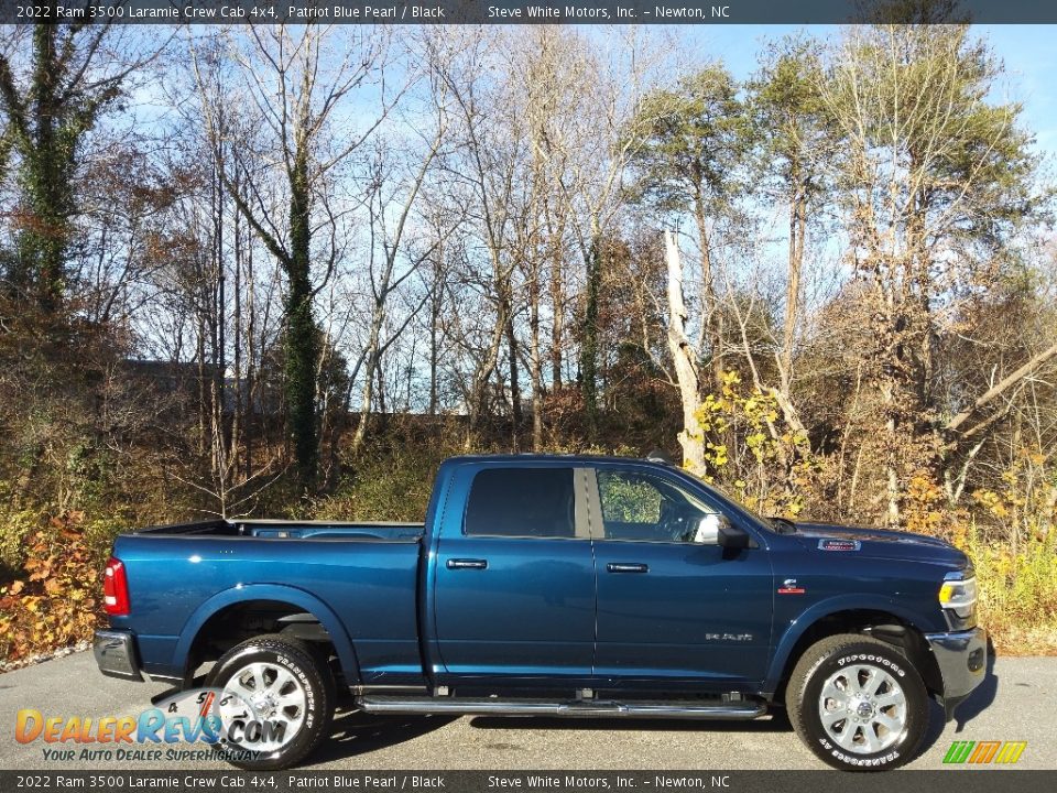 Patriot Blue Pearl 2022 Ram 3500 Laramie Crew Cab 4x4 Photo #5