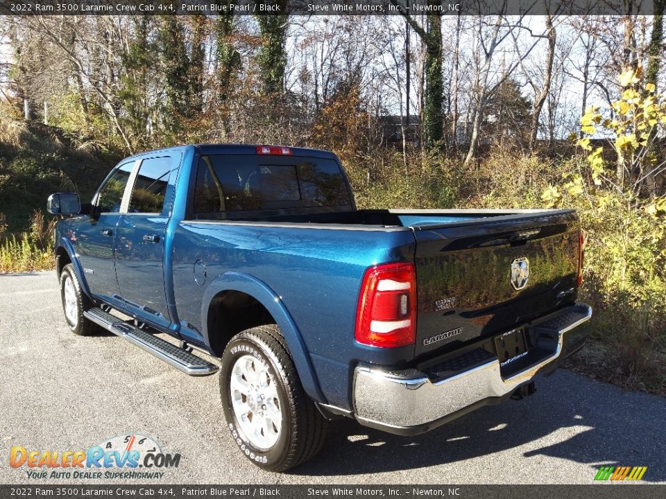 2022 Ram 3500 Laramie Crew Cab 4x4 Patriot Blue Pearl / Black Photo #10