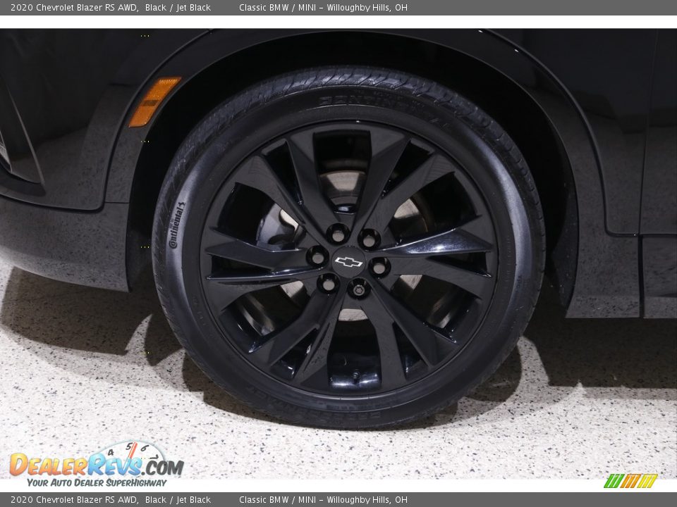 2020 Chevrolet Blazer RS AWD Black / Jet Black Photo #22