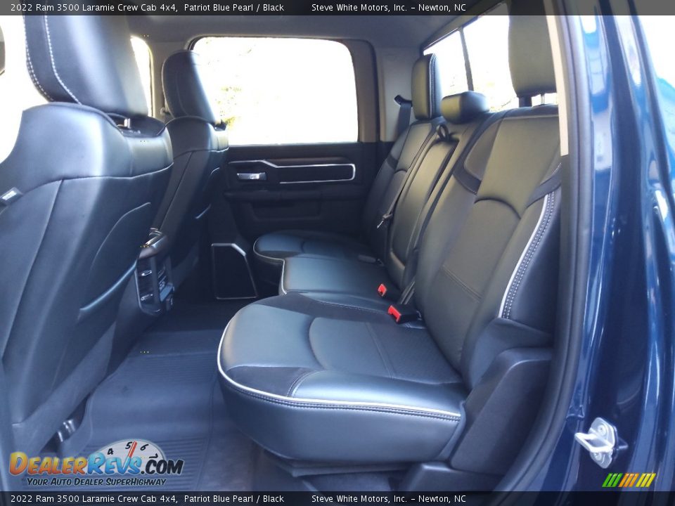 Rear Seat of 2022 Ram 3500 Laramie Crew Cab 4x4 Photo #15