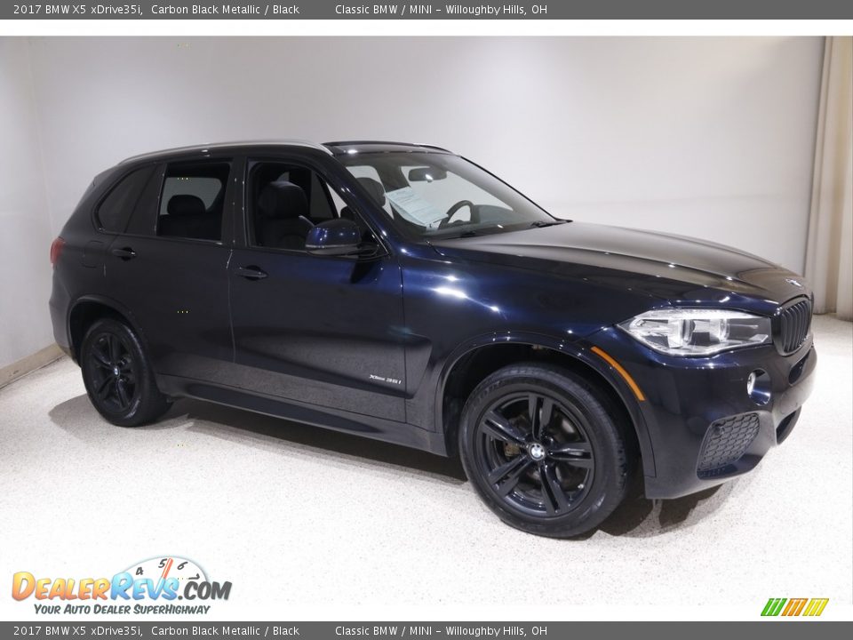 2017 BMW X5 xDrive35i Carbon Black Metallic / Black Photo #1