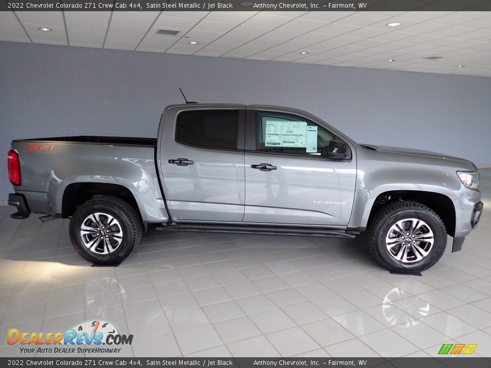 2022 Chevrolet Colorado Z71 Crew Cab 4x4 Satin Steel Metallic / Jet Black Photo #2